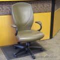 Allseating Os Earthtone Tan Leather Boardroom Task Chair